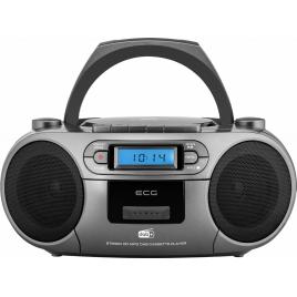 Sistem audio ecg cdr 999 dab, 2 x 1,5w rms, radio, usb, cd, casetofon, mp3, fm