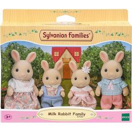 Figurine sylvanian families-familia iepurasilor milk