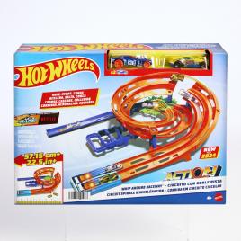Set circuit dublu hot wheels action