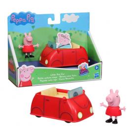 Set de joaca peppa pig  - vehicul cu figurina masina rosie