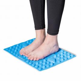 Covor masaj picioare insportline tilsipur 39 x 29 cm, blue