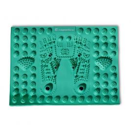 Covor masaj picioare insportline tilsipur 39 x 29 cm, verde