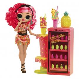 L.o.l. surprise! omg sweet nails pinky pops fruit shop set papusa cu accesorii