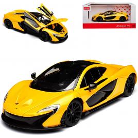 Masinuta metalica mclaren p1 galben scara 1 la 24