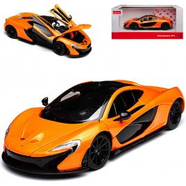 Masinuta metalica mclaren p1 portocaliu scara 1 la 24