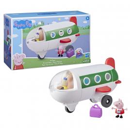 Peppa pig set mergem cu avionul