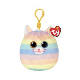 Plus breloc ty 8.5cm squishy beanies pisicuta heather