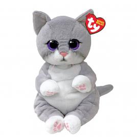 Plus ty 24cm beanie bellies pisicuta gri morgan