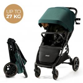Carucior sport, ultra compact, kinderkraft mitzy, 0-22 kg, jade green