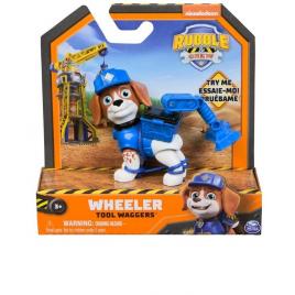 Patrula catelusilor rubble and crew figurina wheeler 5cm