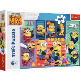Puzzle trefl 160 despicable me 4 lumea minionilor