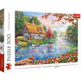 Puzzle trefl 500 refugiul tacut