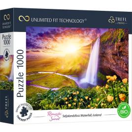 Puzzle trefl uft 1000 cascada seljalandsfoss islanda