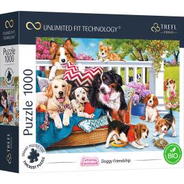 Puzzle trefl uft 1000 prietenia catelusilor