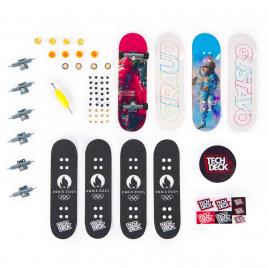 Tech deck pachet 4 piese fingerboard gustavo 9.6cm