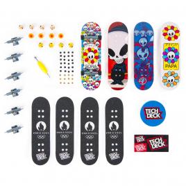 Tech deck pachet 4 piese fingerboard papa 9.6cm