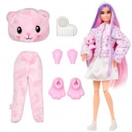 Barbie papusa barbie cutie reveal ursulet