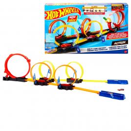 Hot wheels action pista buclelor duble