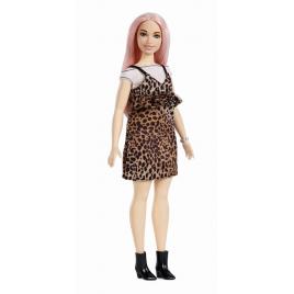 Papusa barbie fashionista cu parul roz