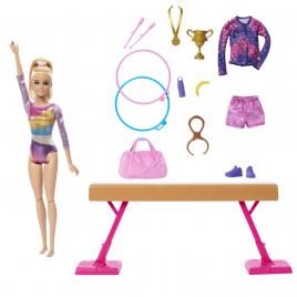 Barbie papusa barbie you can be gimnasta blonda