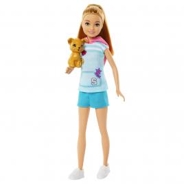 Barbie set papusa stacie si catelul de companie