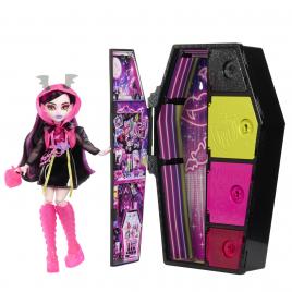 Monster high neon frights papusa draculaura
