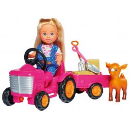 Papusa evi love cu tractor