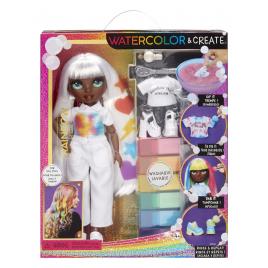 Rainbow high watercolor create papusa ochi verzi