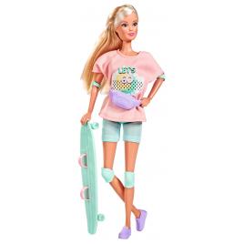 Steffi love papusa steffi cu longboard