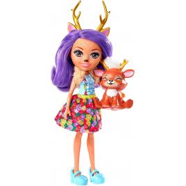 Enchantimals papusi cu animalute danessa deer si sprint