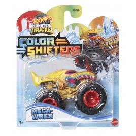 Hot wheels monster truck camion mega wrex cu culori schimbatoare scara 1:64