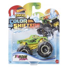 Hot wheels monster truck camion torque terror cu culori schimbatoare scara 1:64