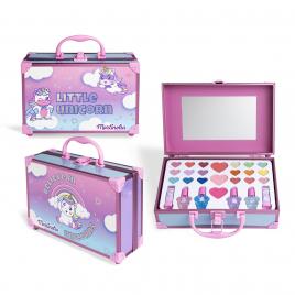 Martinelia little unicorn trusa make-up in servieta de metal