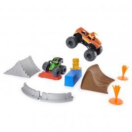 Monster jam set de joaca el toro loco si groparul