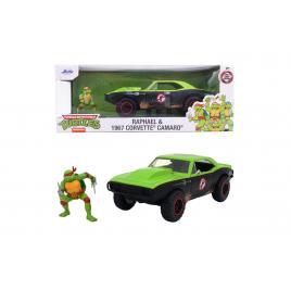 Jada masinuta metalica testoasele ninja raphael chevy camaro 1:24