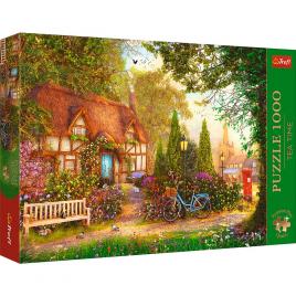 Puzzle trefl 1000 premium plus tea time cabana cu stuf