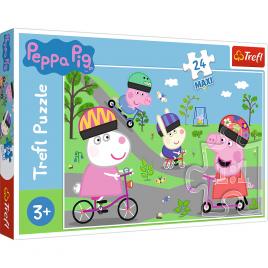 Puzzle trefl 24 maxi purcelusa peppa pig