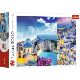 Puzzle trefl 3000 vacanta in grecia