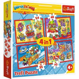 Puzzle trefl 4in1  spionii secreti
