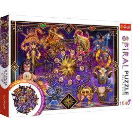 Puzzle trefl spiral 1040 piese semne zodiacale