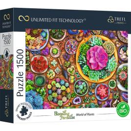 Puzzle trefl uft 1500 lumea plantelor