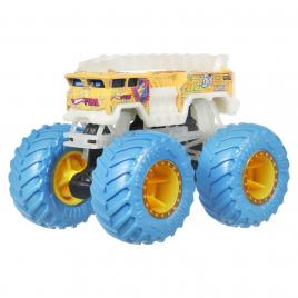 Hot wheels monster truck glow in the dark masinuta 5 alarm scara 1:64