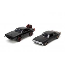 Jada fast and furious set masinute metalice dodge charger rt si dodge charger widebody scara 1:32