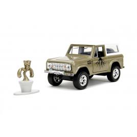 Jada marvel set masinuta metalica ford bronco si figurina groot