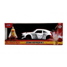 Jada one punch man set masinuta metalica mazda rx 3 si figurina saitama