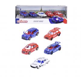 Majorette french touch set 5 masinute metalice scara 1:64