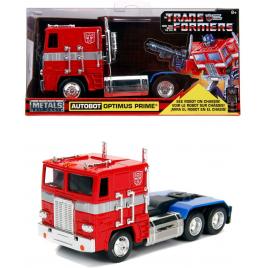 Masinuta metalica transformers  g1 optimus prime scara 1 la 32