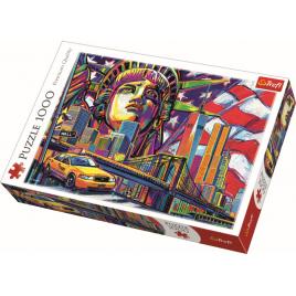 Puzzle trefl 1000 new york in culori