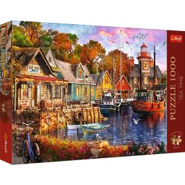 Puzzle trefl 1000 premium plus tea time portul minunat