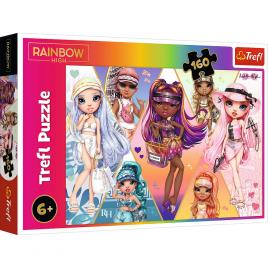 Puzzle trefl 160 rainbow high fetele cochete